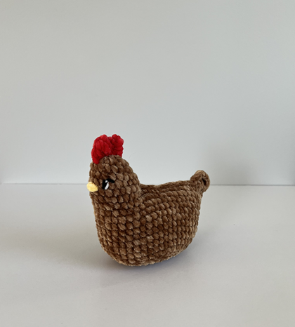 Chicken - Brown - chicken, plushie, cute, brown