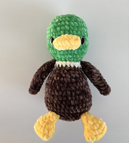 Mallard - plushie, cute, green, brown, duck
